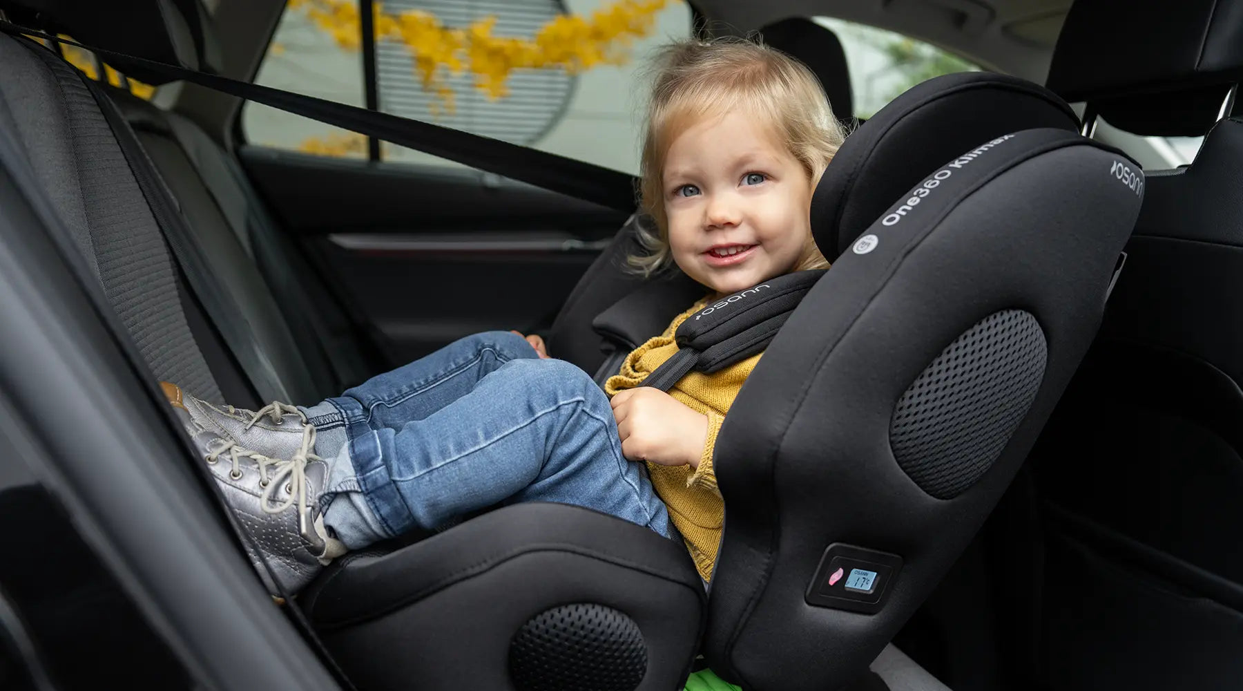 Klimatisierte Kindersitze sorgen für Wärme oder Kühlung.