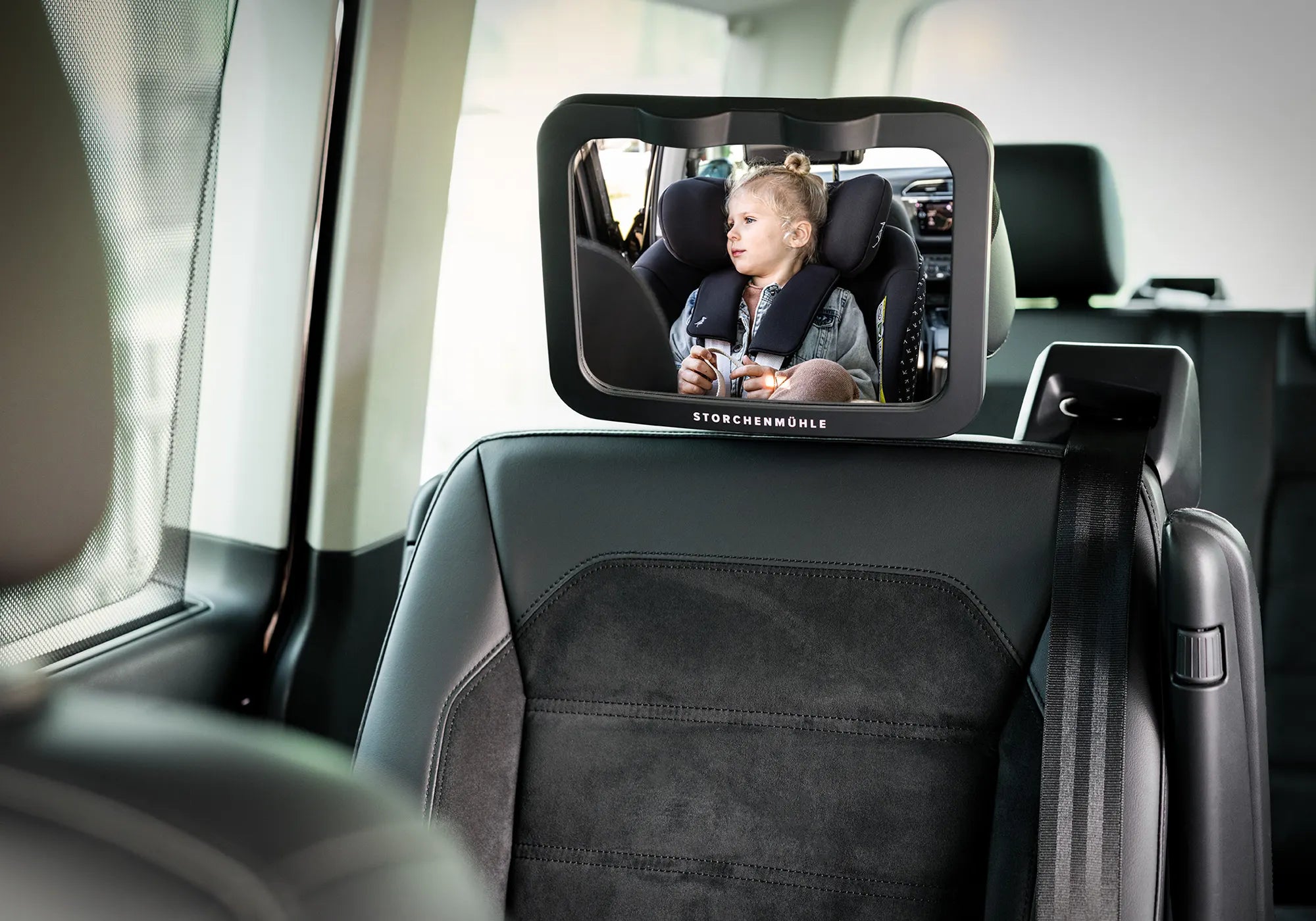 Storchenmühle Rücksitzspiegel im Auto