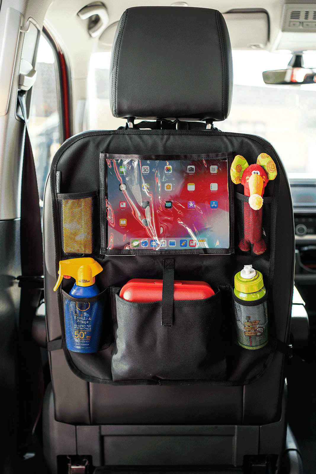Rückenlehnen-Organizer mit Tablet-Fach