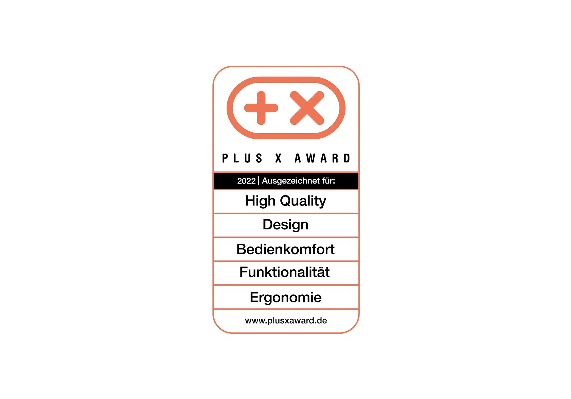 Plus X Award Icon