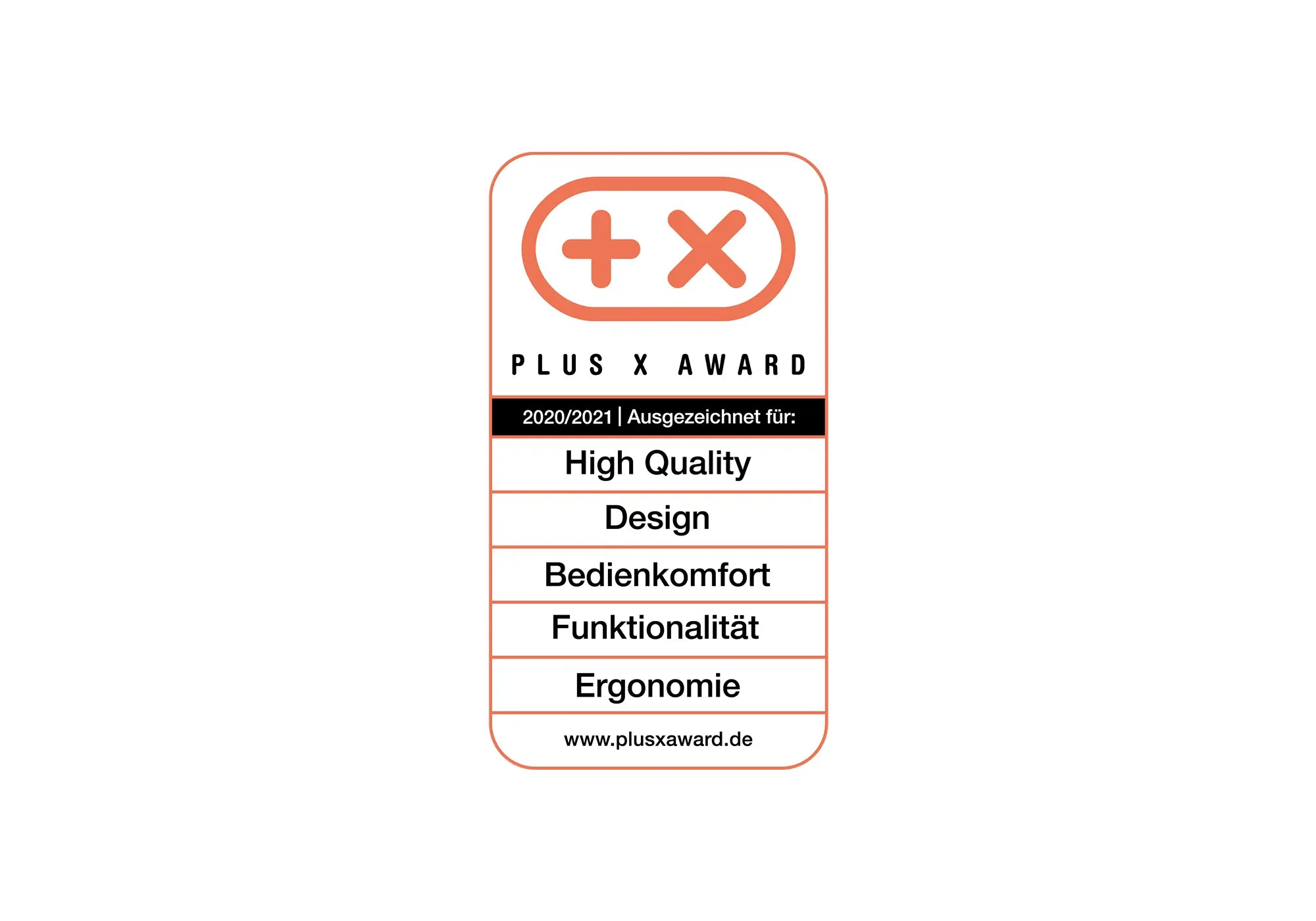 Plus X Award Icon