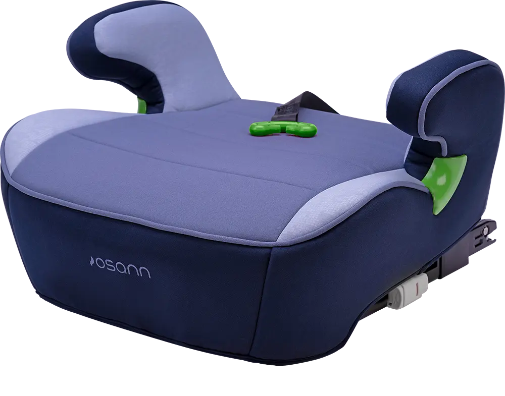 Junior Isofix mit Gurtfix Pixel Navy