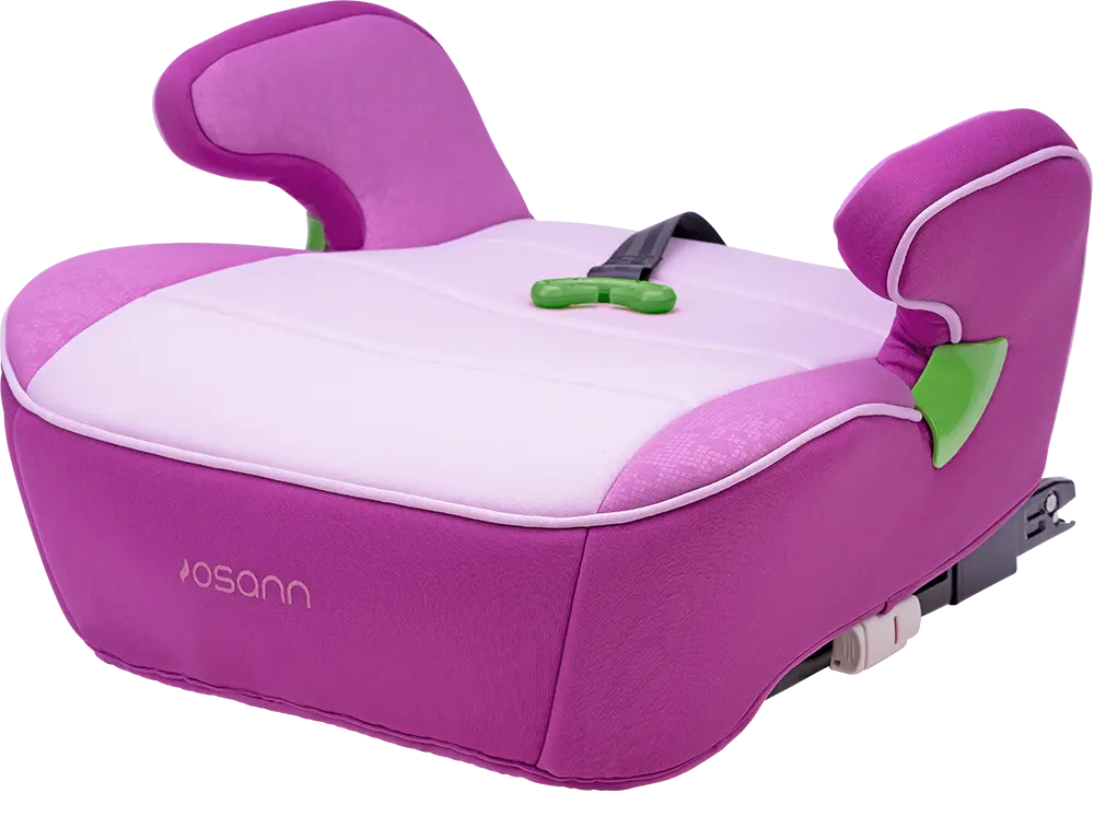Junior Isofix mit Gurtfix Pixel Berry