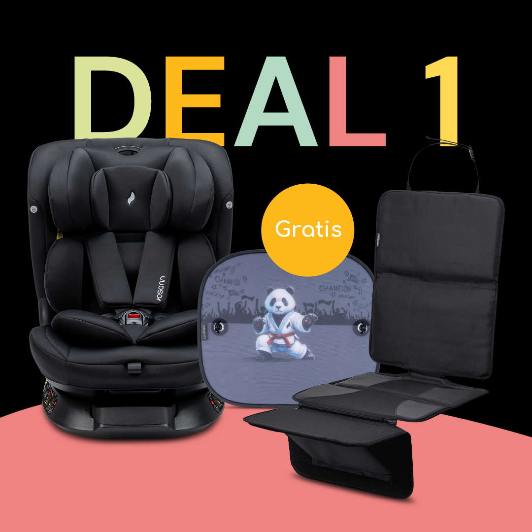 Deal 1 Floyd360 Kindersitz, FeetUp Schutzunterlage und Sonnenschutz gratis
