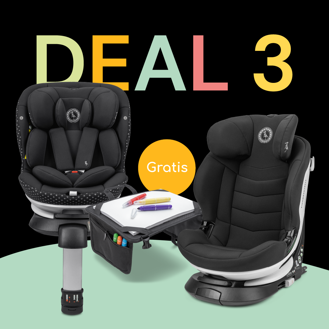 Deal 3 Ein Sorchenmühle Kindersitz und gratis Mal und Reisetablet