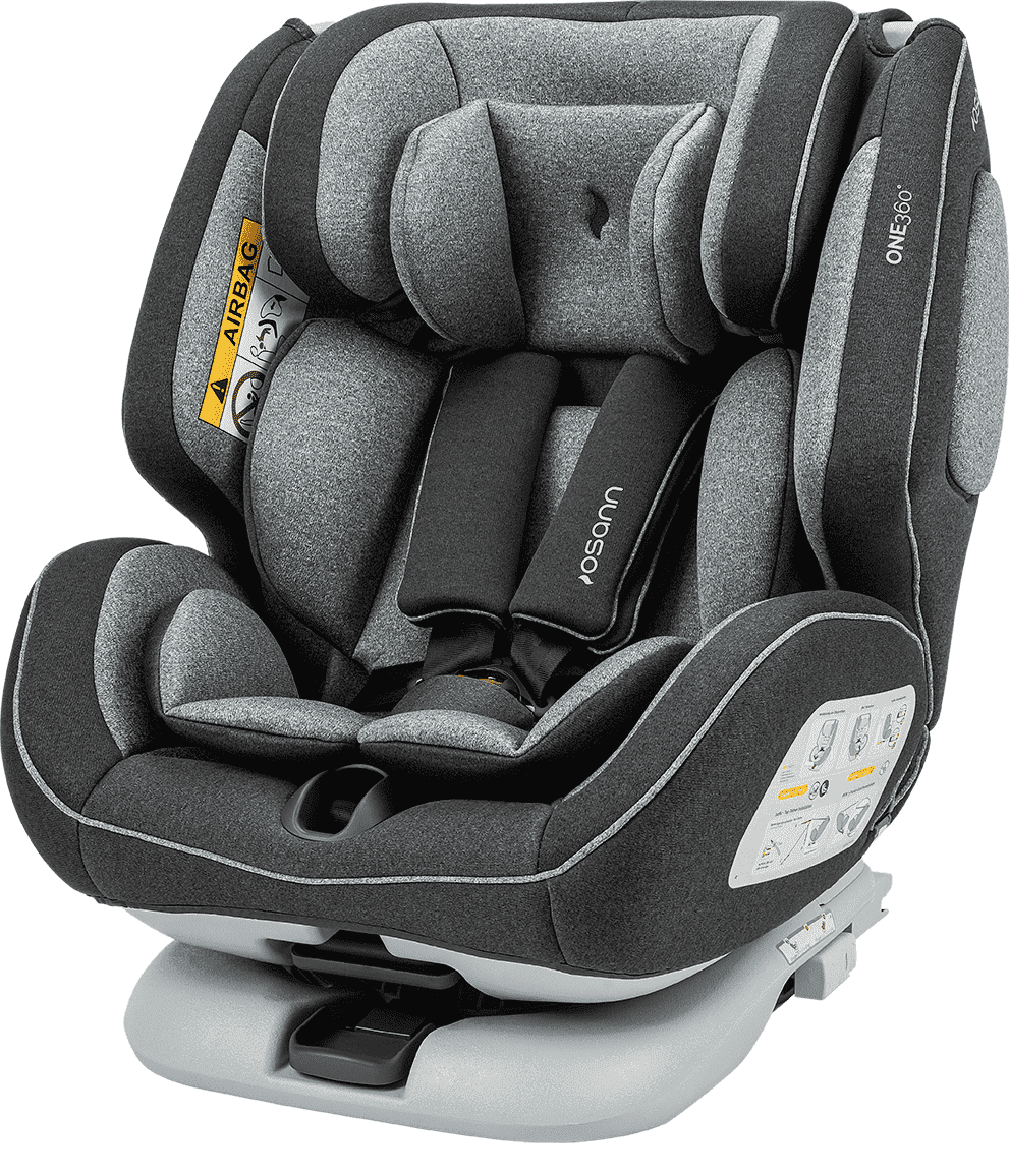 OSANN One360° Universe Grey Reboard Kindersitz Isofix ab Geburt bis 36 kg NEU 