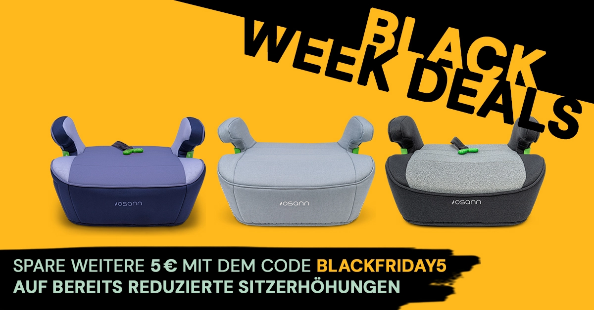 Black Week Deals Sitzerhöhungen Gutscheincode