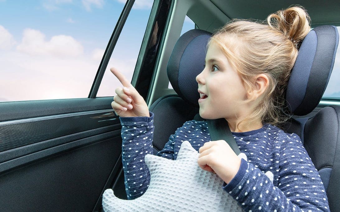 KidsPoint Auto Rücksitzspiegel Kinder, Bruchsicherer Premium Baby